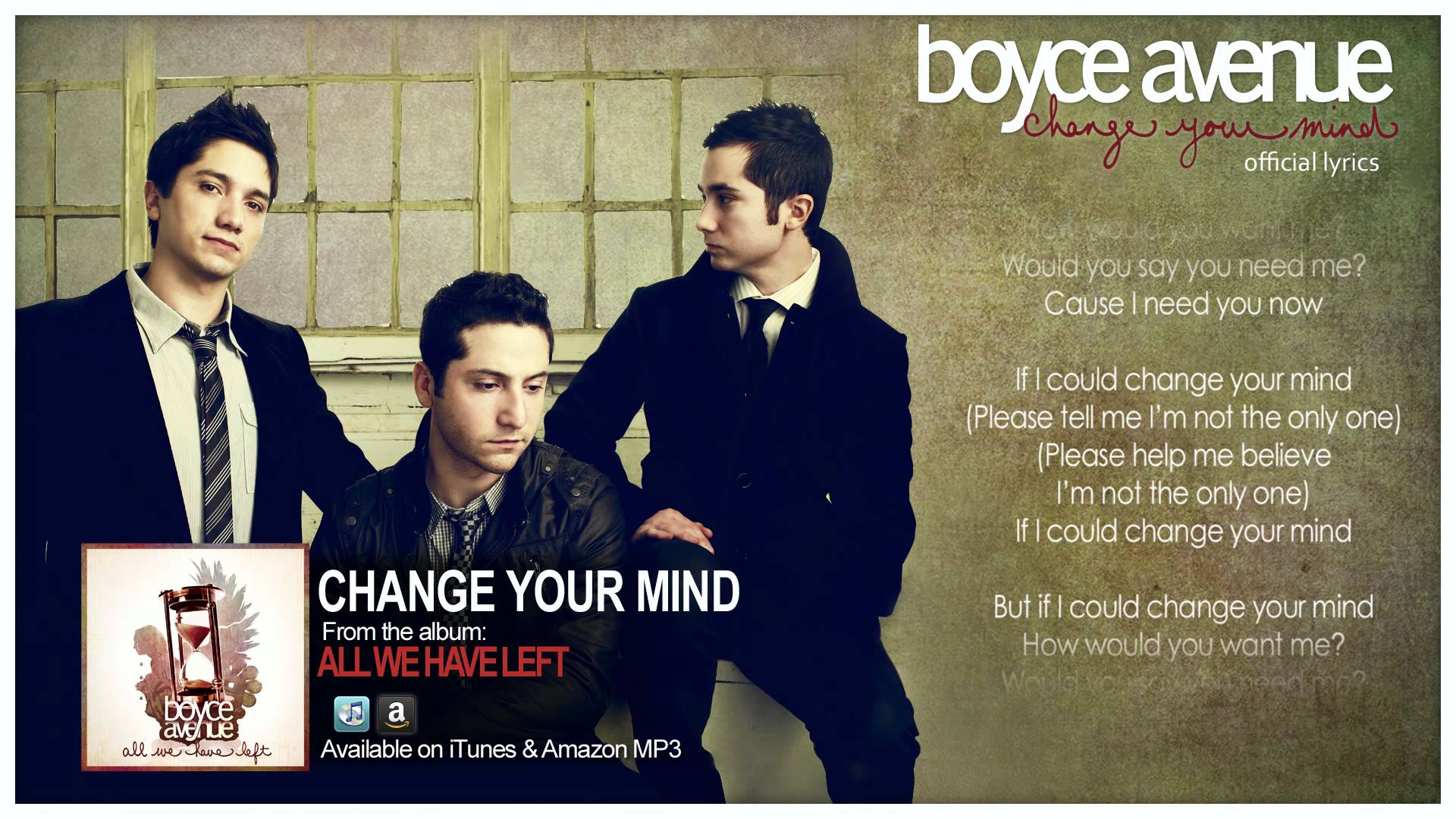 Boyce Avenue – Change Your Mind